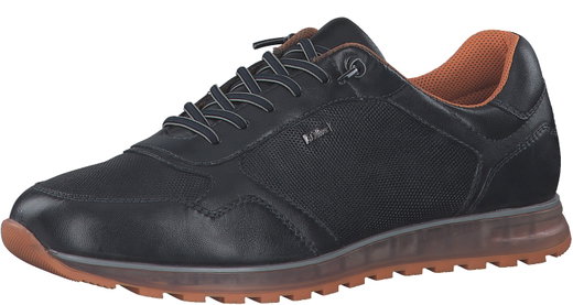 s.Oliver Sneaker 5-13622-30-805 mit Soft Foam - Leder - 2023 navyblau Herren